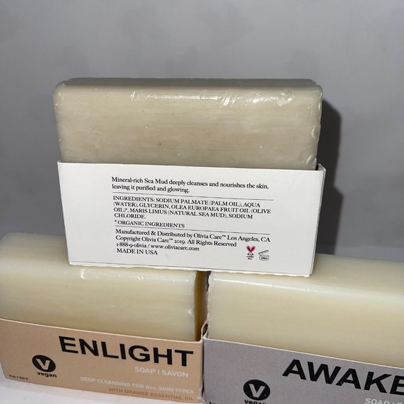 VEGAN Soap new (lot of 3 bars) - Picture 3 of 8